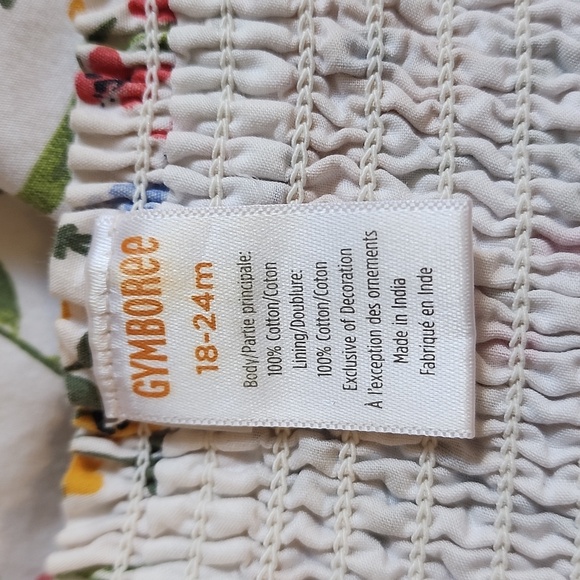 GYMBOREE 18-24M floral sun dress. B4 - Picture 5 of 7